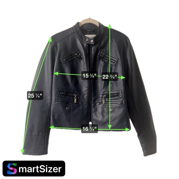 Soft Blue Biker Jacket by NYCo - Picture 8 of 8